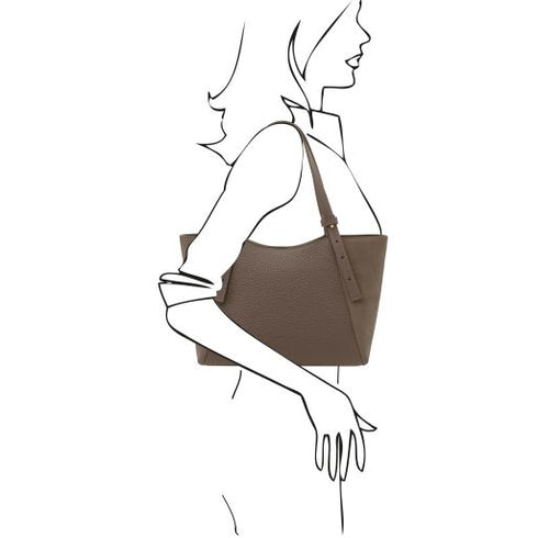 Libra - Leather shoulder bag